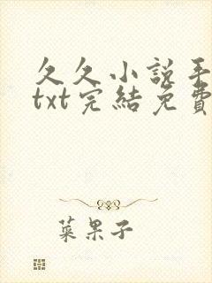 久久小说手机版txt完结免费下载