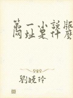 第一小说版主网网址是什么