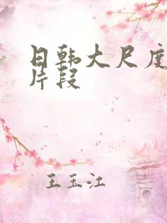 日韩大尺度床戏片段