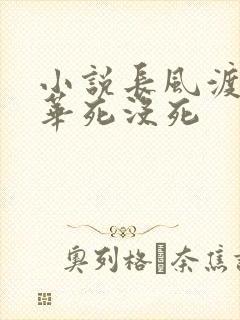 小说长风渡顾朗华死没死