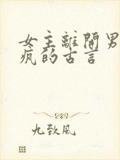 女主离开男主发疯的古言