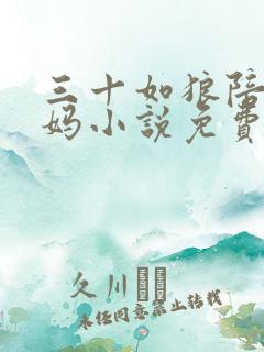 三十如狼陪读妈妈小说免费阅读全文最新章节