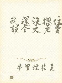 我还没摁住她小说全文免费阅读笔趣阁