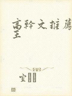 高干文推荐双男主