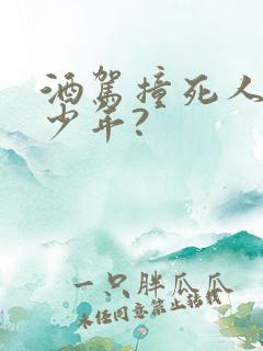 酒驾撞死人判多少年?