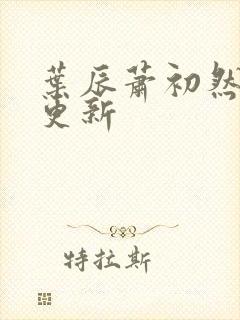 叶辰萧初然最快更新