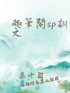 趣笔阁sp训诫文