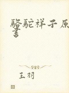 骆驼祥子原著听书