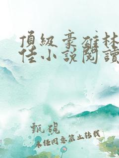 顶级豪雄林铭陈佳小说阅读