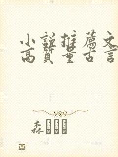 小说推荐文笔好高质量古言