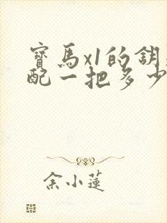 宝马x1的钥匙配一把多少钱