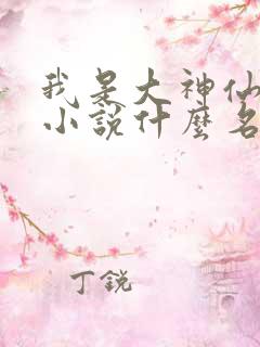 我是大神仙原著小说什么名字