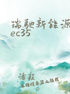 瑞驰新能源车辆ec35