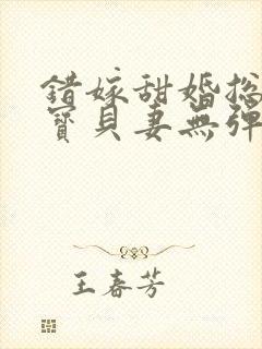 错嫁甜婚总裁的宝贝妻无弹窗