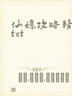 仙媳攻略精校版txt