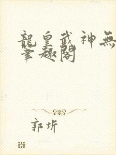龙皇武神无弹窗笔趣阁