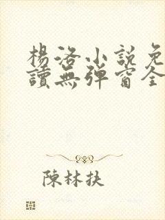 杨洛小说免费阅读无弹窗全文
