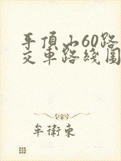 平顶山60路公交车路线图