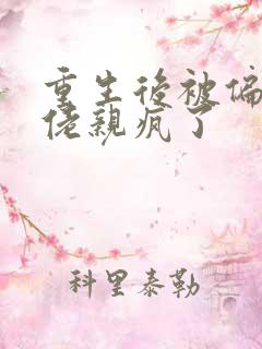 重生后被偏执大佬亲疯了