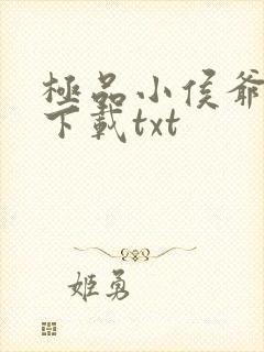 极品小侯爷小说下载txt