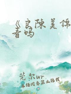《良陈美锦》好看吗