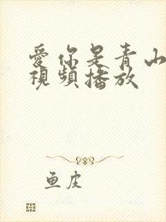 爱你是青山不语视频播放