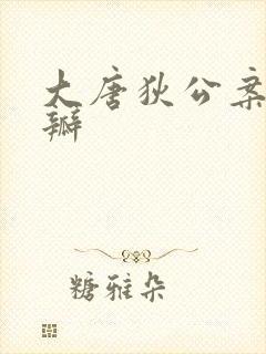 大唐狄公案 豆瓣