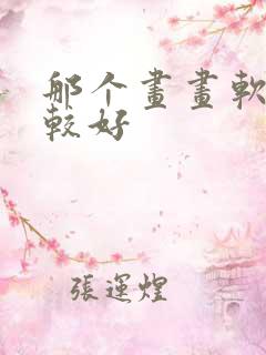 那个画画软件比较好