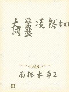 大医凌然txt网盘