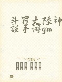 斗罗大陆神界传说手游gm