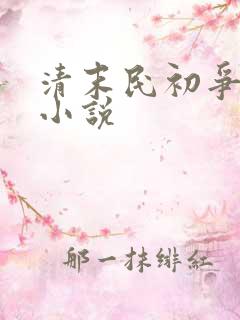 清末民初争霸类小说