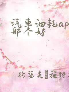汽车油耗app哪个好