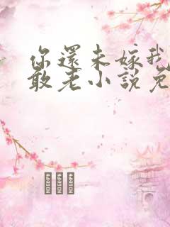 你还未嫁我怎么敢老小说免费阅读