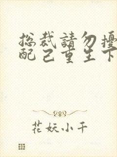 总裁请勿扰,原配己重生下载全本txt