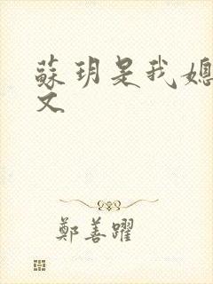 苏玥是我媳妇全文