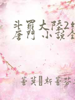 斗罗大陆2绝世唐门 小说全文免费阅读