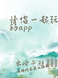 情侣一起玩游戏的app