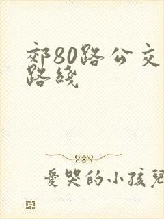 郊80路公交车路线