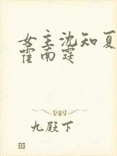 女主沈知夏男主霍南霆