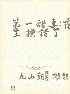 第一甜妻:霍先生 撩错了