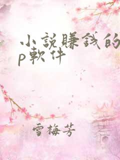 小说赚钱的app软件