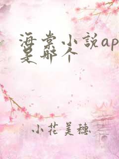 海棠小说app是哪个