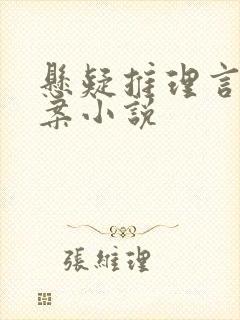 悬疑推理言情破案小说