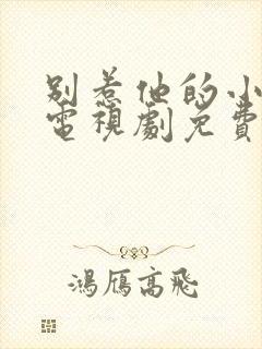 别惹他的小可怜电视剧免费观看