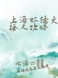 上海虹桥火车站接人攻略