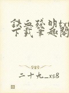 铁血残明txt下载笔趣阁