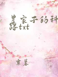 农家子的科举之路txt