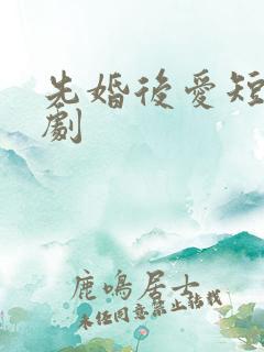 先婚后爱短剧网剧