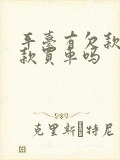 平台有欠款能贷款买车吗