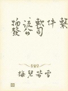 物流软件系统开发公司